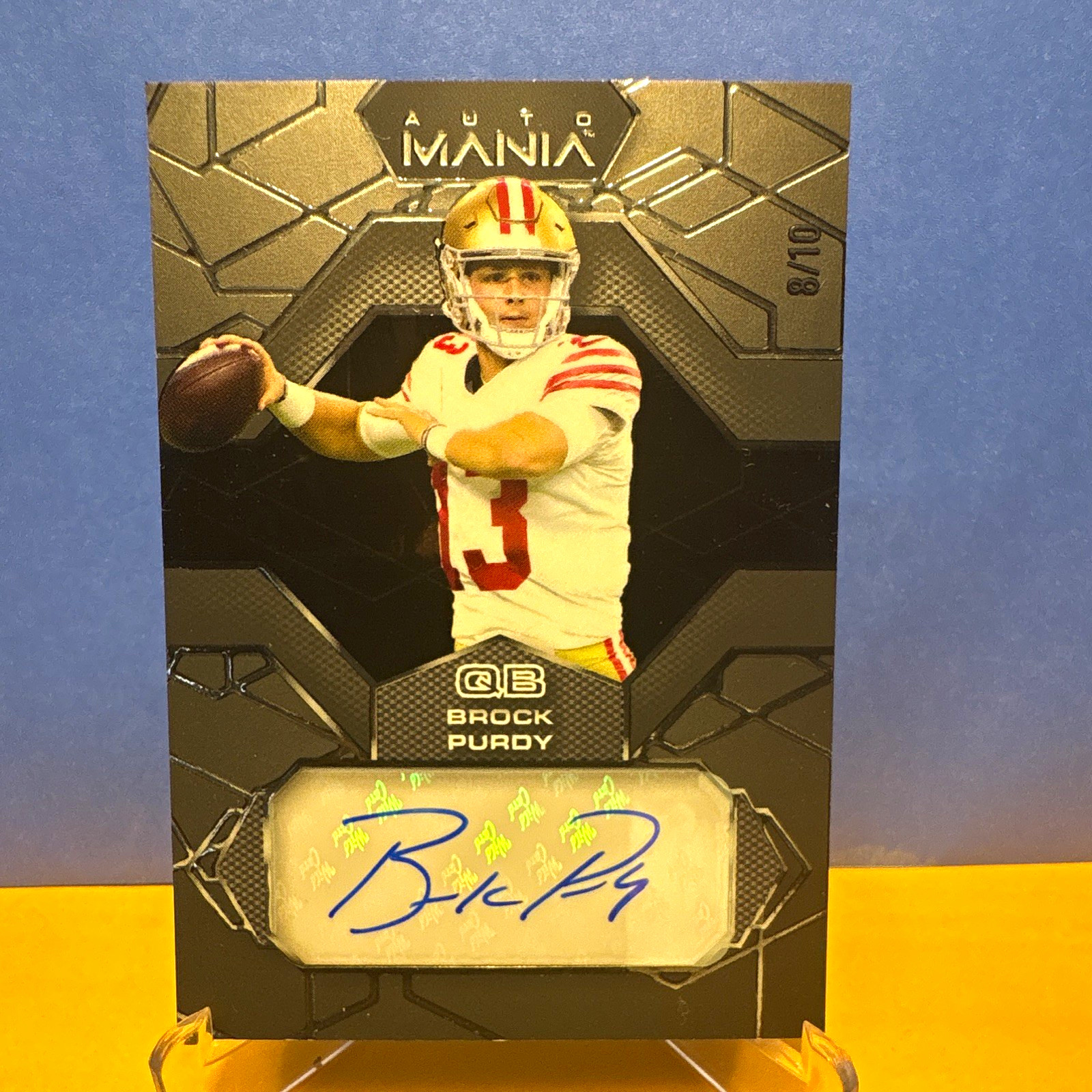 Brock Purdy Wild Card Black Friday Auto Mania Autographs #AMHBF9 Base