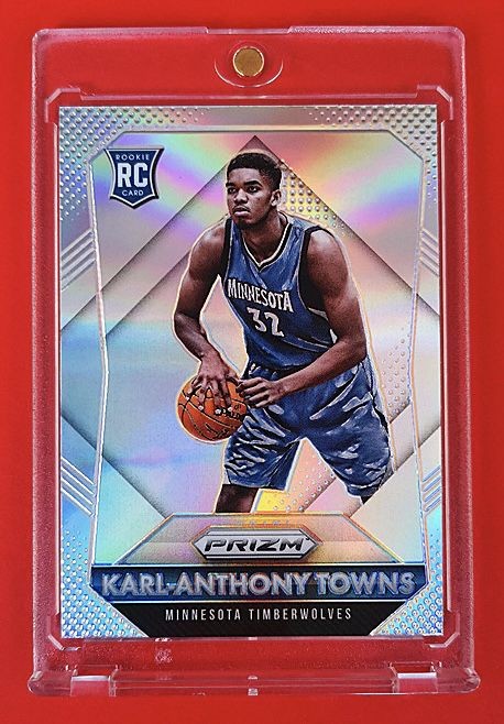 2015-16 Panini Prizm Karl Anthony Towns #328 RC Rookie Silver Prizm