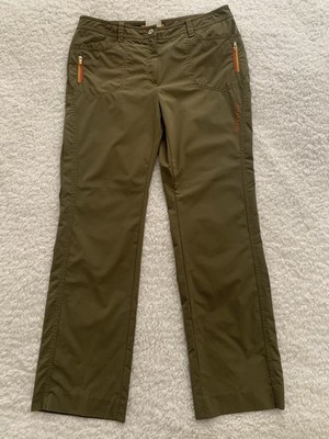 Louis Castel Golf Pants Womens Size 73 US MKhaki Green 30x28.5 Straight Outdoor