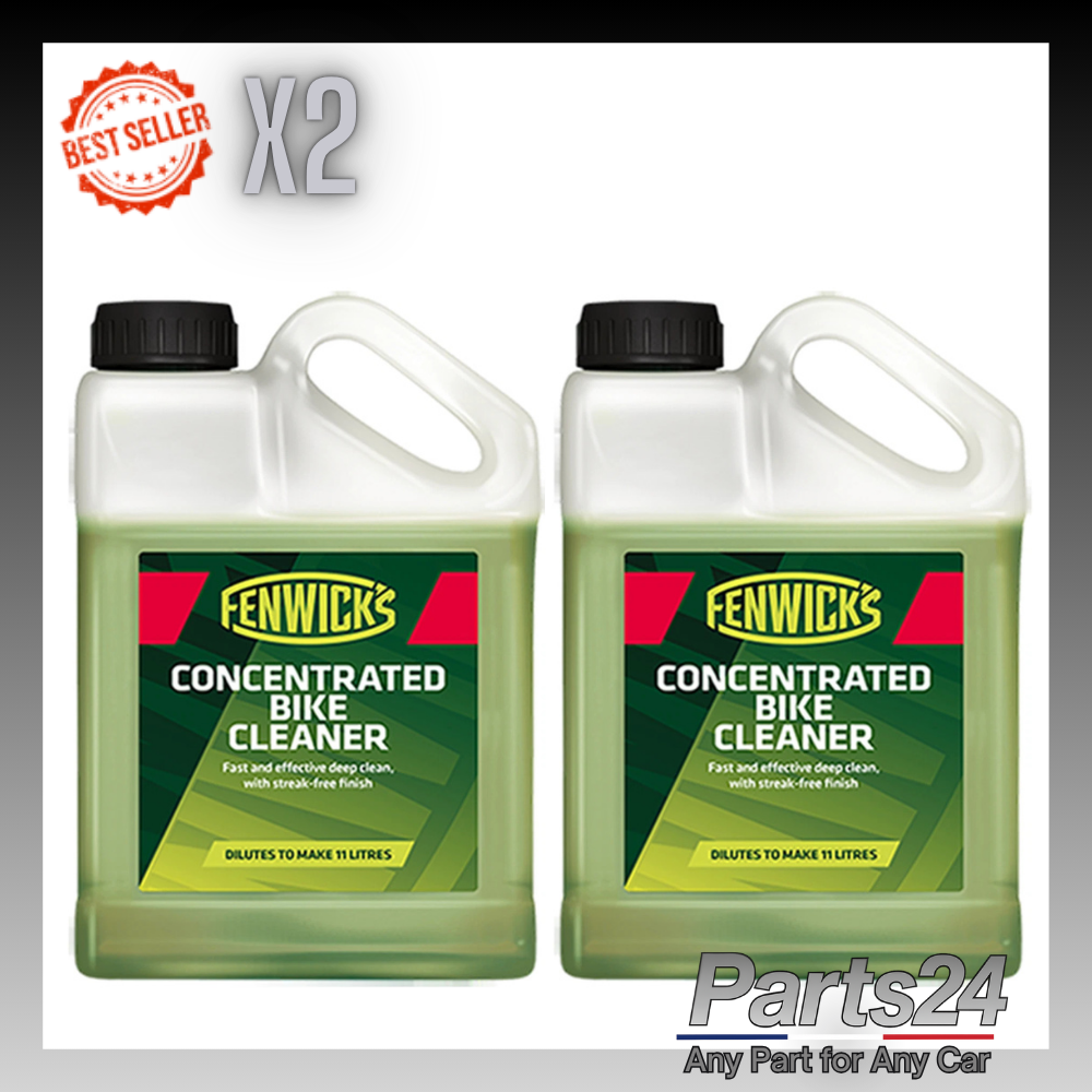 2x FENWICKS Bike Cleaner Concentrate 1L Powerful Solution Degreaser Bike Care