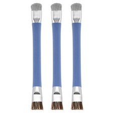 3PCS Anti Static Brush, 147mm Dual Head Cleaning Brush for Small Spaces Blue