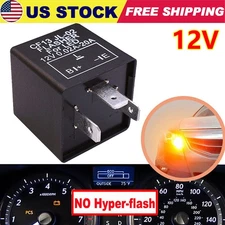Turn Signal Hazard LED Flasher Relay CF13 3Pin No Fast Hyper-flash Blinker 3-pin