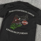 Harley Davidson Kingdom of Jordan Amman Dealer Pocket T-Shirt Black Mens Small