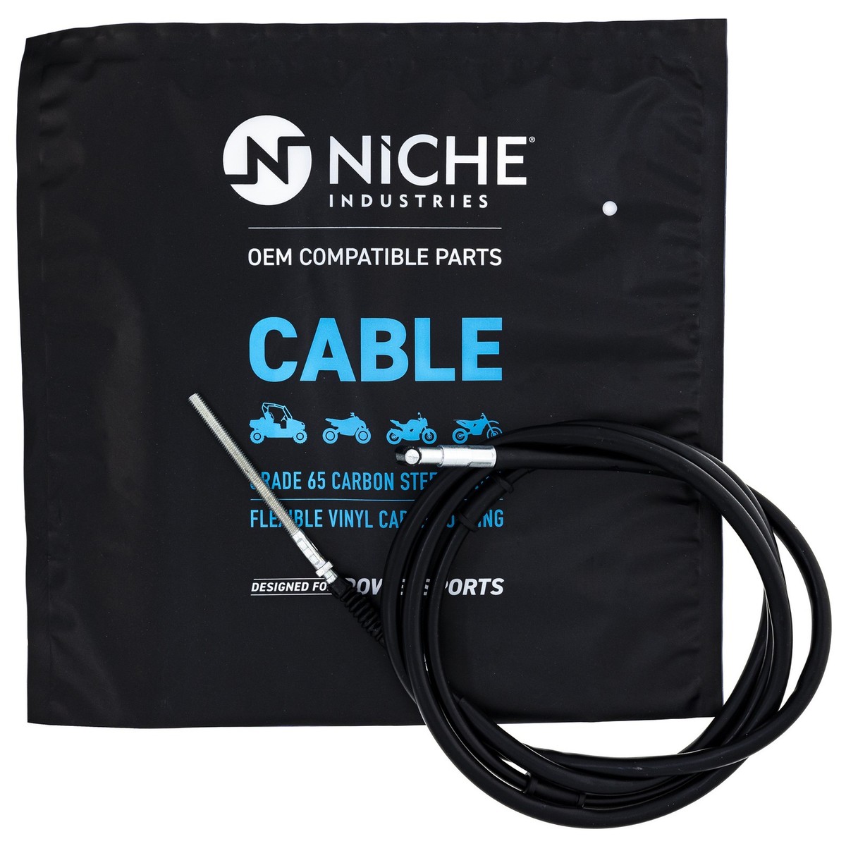 H.O. Brakes High Output カンチブレーキ REAR NICHE Rear Hand Brake Cable for Honda 43460-HP0-A00 43460-HM7-000