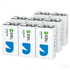 8x EBL 9V Alkaline Batteries 9 Volt - 8 Pack  Shelf Life	Up to 7 years