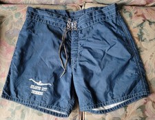 Vintage 1960's "ATLANTIC CITY SWIMMING" Lifeguard Birdwell Beach Britches