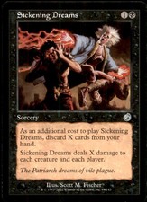 Sickening Dreams LP Light Play Torment MTG [9124]