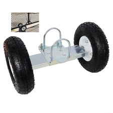 Rolling Gate 10" Wheel Carrier for Chain Link Fence Sliding GatePneumatic Wheels