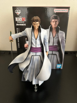 #ad Ichiban Kuji BLEACH 20TH Stirring Souls vol.1 Prize B Aizen Sousuke PVC Figure $127.89