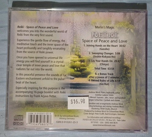 3 CDs Merlins Magic-Reiki - Space Of Peace & Love-Heart Of Reiki-New Age-Relax - Picture 4 of 10