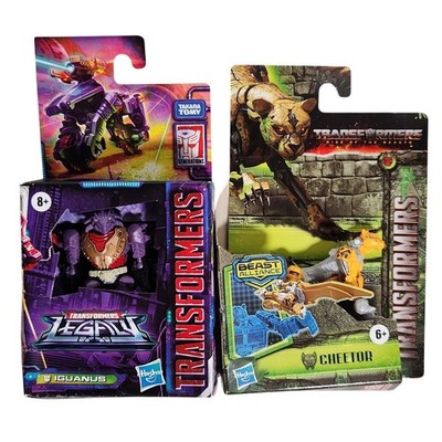 Hasbro Transformers Legacy Iguanus And Beast Alliance Cheetor Brand New 2021-22