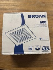 Broan Nutone 688 10 Minute Install 50 CFM Ventilation Fan
