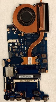Samsung NP470R5E Laptop Motherboard with Intel CPUs, Core i3, Heatsink, CPU Fan