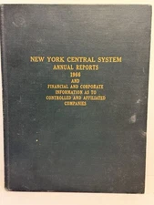 New York Central System Annual Reports 1966 Financial Corporate Information Book