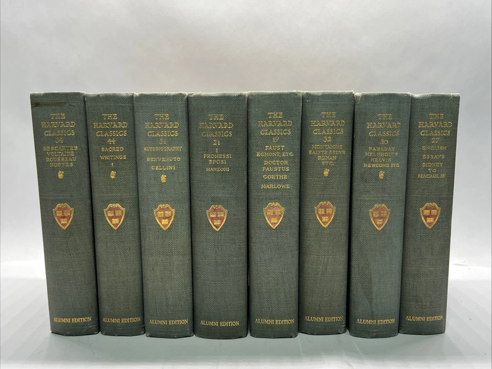 HARVARD CLASSICS ALUMNI EDITION. 24 Books Mixed/ Limited Edition By Charles W. E - Image 3 of 4