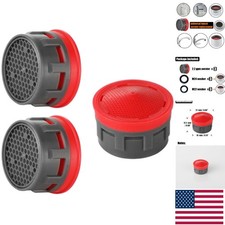 High-Performance 2.2 GPM Faucet Aerators - Eco-Friendly Replacement Set, 3 Count