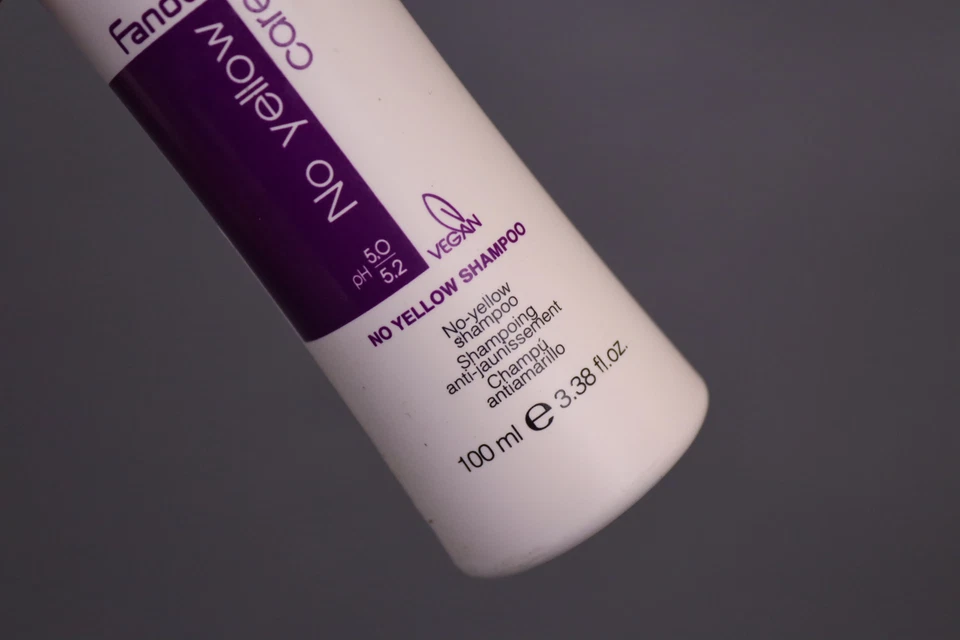 Шампунь Fanola No желтый дорожный размер - с фиолетовыми фиолетовыми пигментами 3,38 унции - Изображение 2 из 3