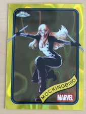 2025 Topps Chrome Marvel Mockingbird Yellow Lava Refractor #37