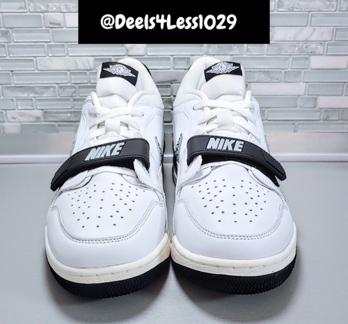 Nike Air Jordan Legacy 312 Elephant Swoosh Mens Size 13 White Black CD7069-110