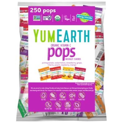 YumEarth Organic Vitamin C Pops Variety Pack,  Assorted Flavor Names , Sizes 