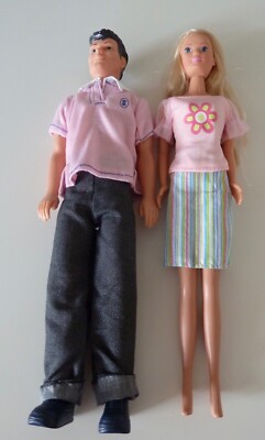 Puppen Paar Mann+ Frau Simba + Steffi Love? komplett Vintage