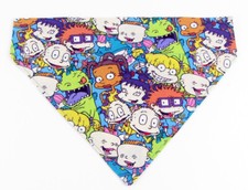 Rugrats Dog Bandana, Over the Collar dog bandana, Dog collar bandana, puppy