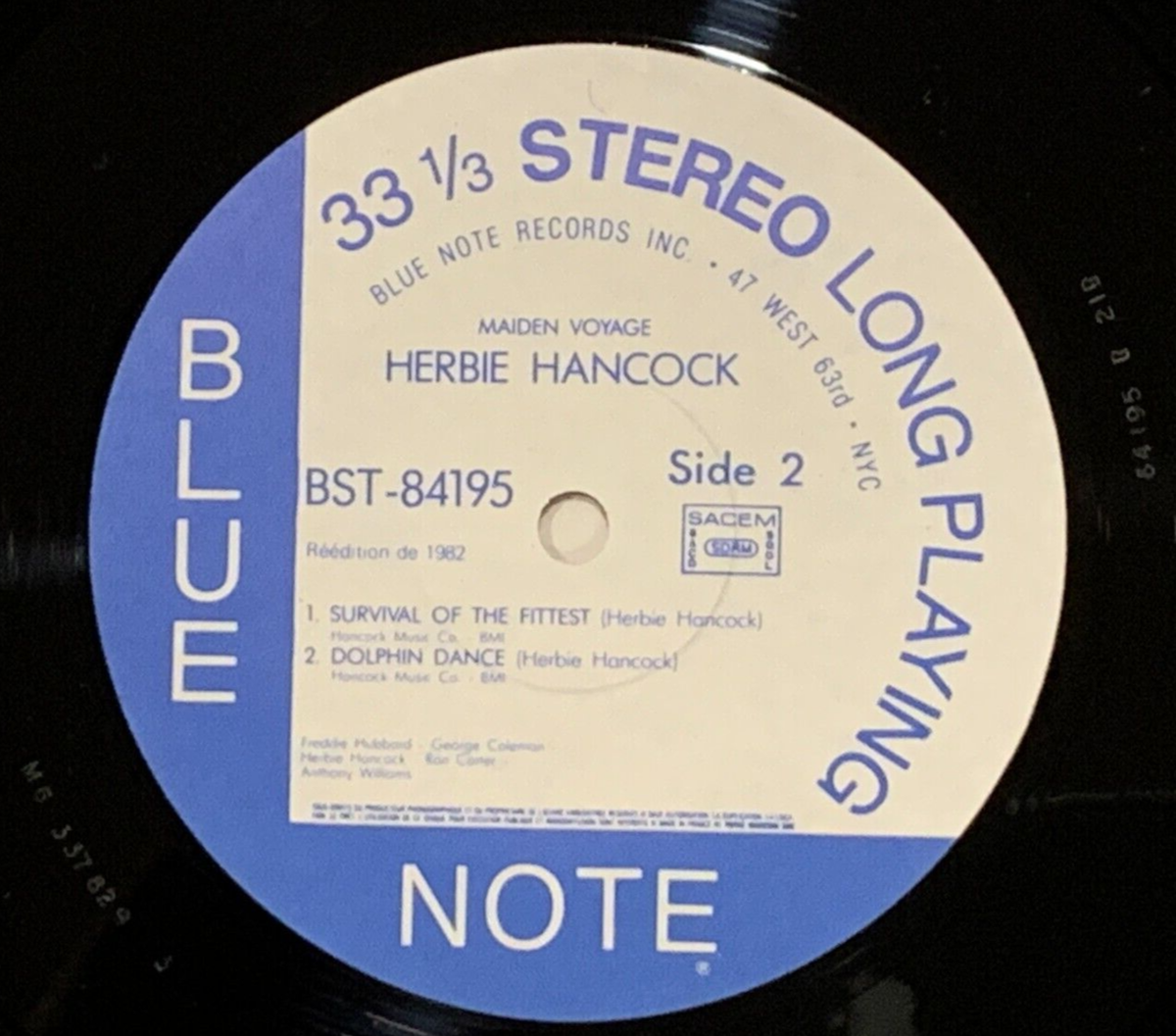 HERBIE HANCOCK Maiden Voyage Blue Note LP BST-84195 Pure