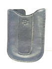 Black Leather Blackberry Phone Holster Protective Sleeve Pouch Case
