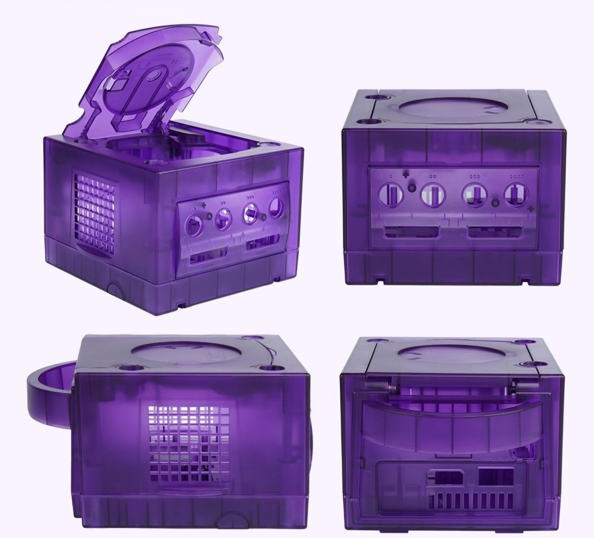 Transparent Purple Bitfunx - Nintendo Gamecube GCN Replacement