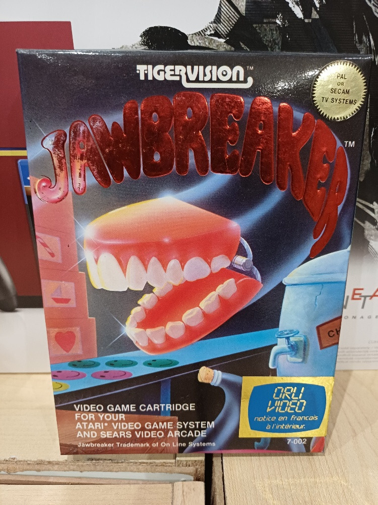 JAWBREAKER Atari 2600 complete Tigervision
