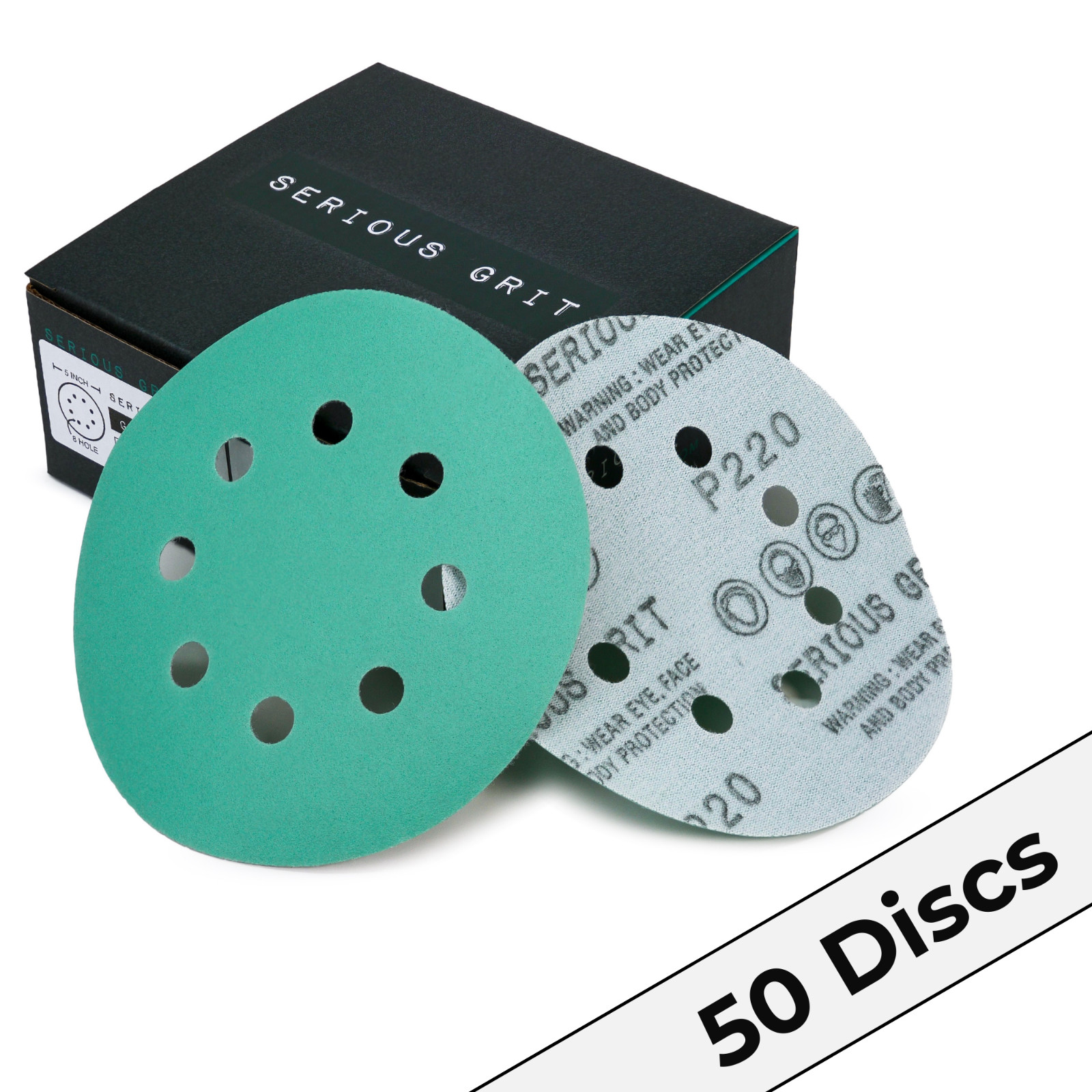 5" 8-Hole Sanding Discs Hook & Loop Sandpaper for Orbital Sanders 40-2000 Grit