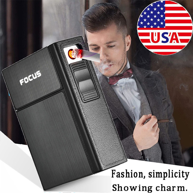 Cigarette Case Smoke Tobacco Box Lightweight Plastic Holder 