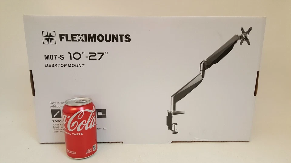 Fleximounts desktop mount M07-S 10"-27" Zoxou inc new orig box monitor arm - Image 2 of 4