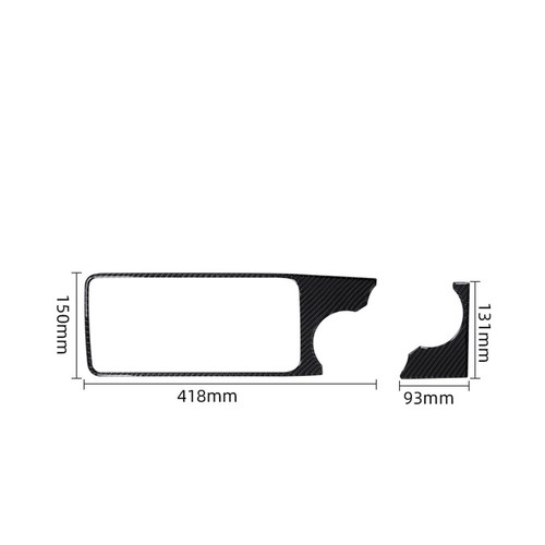 Carbon Fiber Central Cup Holder Cover Trim For Colorado 2004-2012/Canyon 2005-12 - Bild 6 von 11