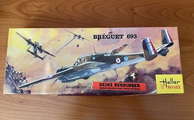 1/72 HELLER Breguet 693 in sehr guter OVP, Teile eingeschweißt 