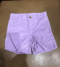 Janie and Jack Connor Linen Lilac Shorts Sz 2 Toddler Boys Small Flat Front 39