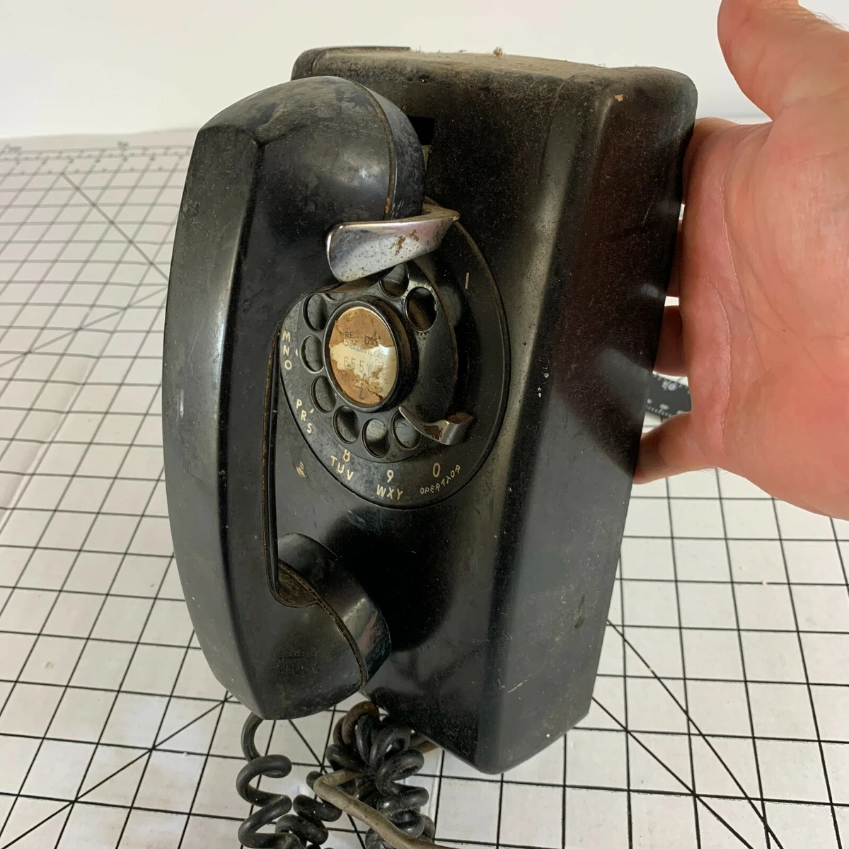 Old Rotary Wall Phone