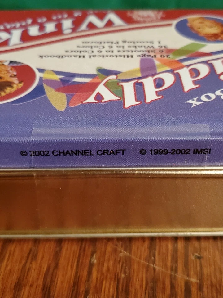 Vintage Tiddly Winks Tin NIB and Disney Marvel Character Puzzle Tin w/ Small... - Image 3 of 4