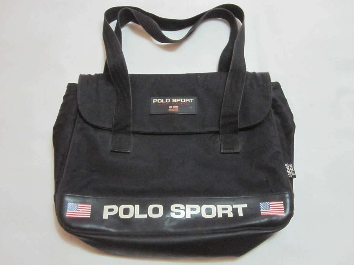 POLO SPORT Ralph Lauren ヴィンテージ ショルダーバッグ Vintage Polo Sport Ralph Lauren Shoulder Bag (Black) | eBay