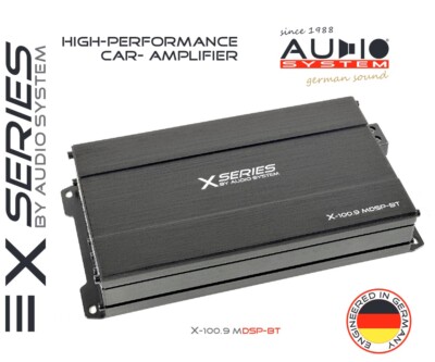Audio System X-100.9 MDSP-BT 9-Kanal Verstärker mit 13-Kanal DSP und Bluetooth 