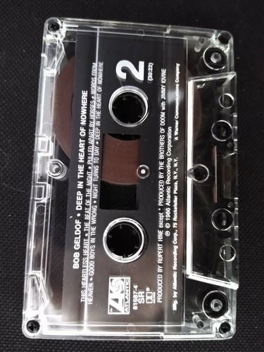 Bob Geldof - Deep in the Heart of Nowhere - 1986 - Cassette Atlantic 81687 - Picture 8 of 9