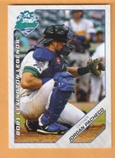 Jordan Pacheco Lexington Legends 2021 Card #22 New Mexico Lobos Colorado Rockies