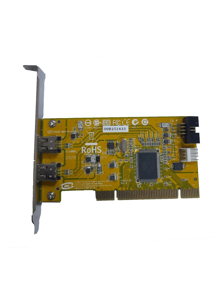 HP 2-Port Firewire IEEE-1394 Adapter PCI Card -High Profile - 441448-001 - Image 2 of 2