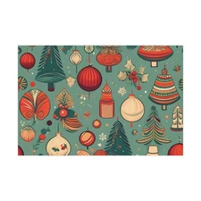 Whimsical Holiday Gift Wrap Papers, Christmas Wrapping, Festive Paper, Unique