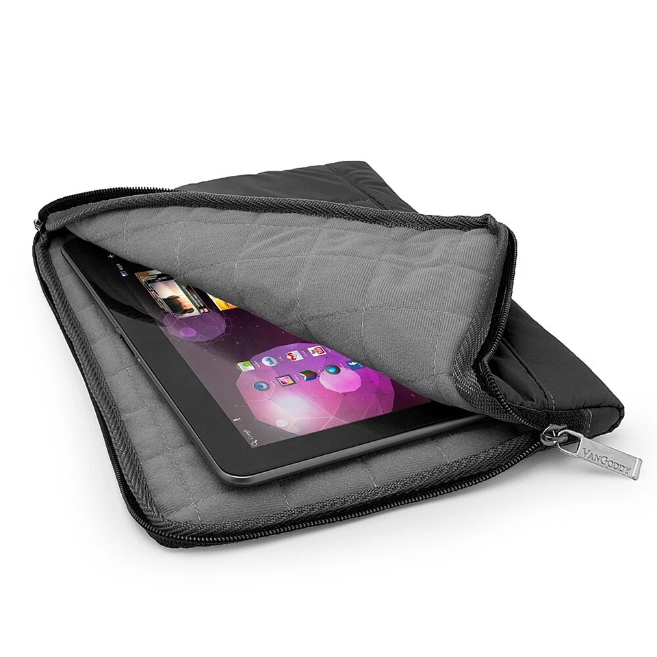 Funda de viaje suave de nailon negra para tableta para Lenovo Tab M10 FHD Plus de 11" Foto 4 de 4