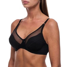 Underwire Full Coverage Plus Size Minimizer Padded Comfortable Lace Figure Bra