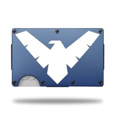 Custom Laser Engraved Wallet - NIGHTWING LOGO - GREAT GIFT WALLET