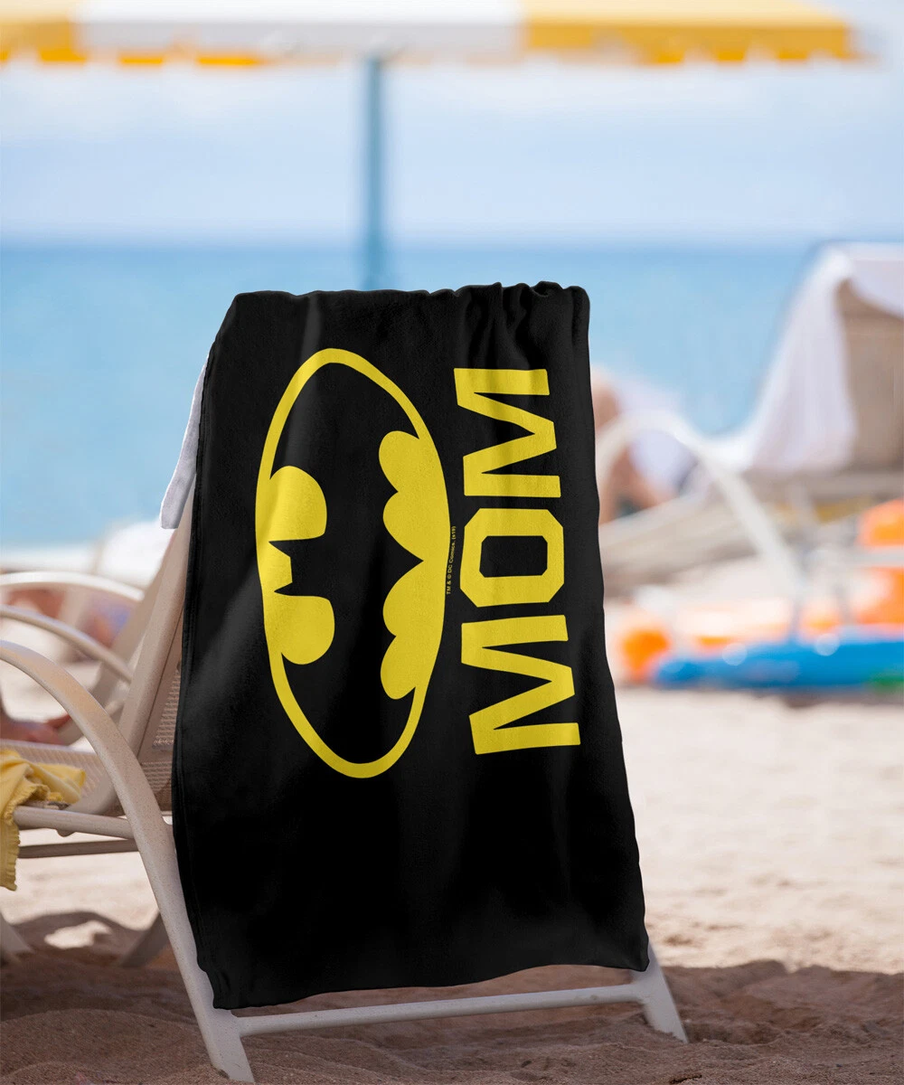 Batman Bat Mom Officially Licensed Beach Towel 30"x60"