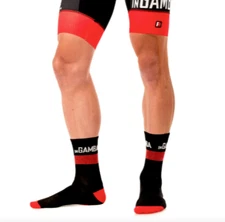 2 Pairs Giordana InGamba FR-C Black Unisex Cycling Socks Small 37-40 Italy