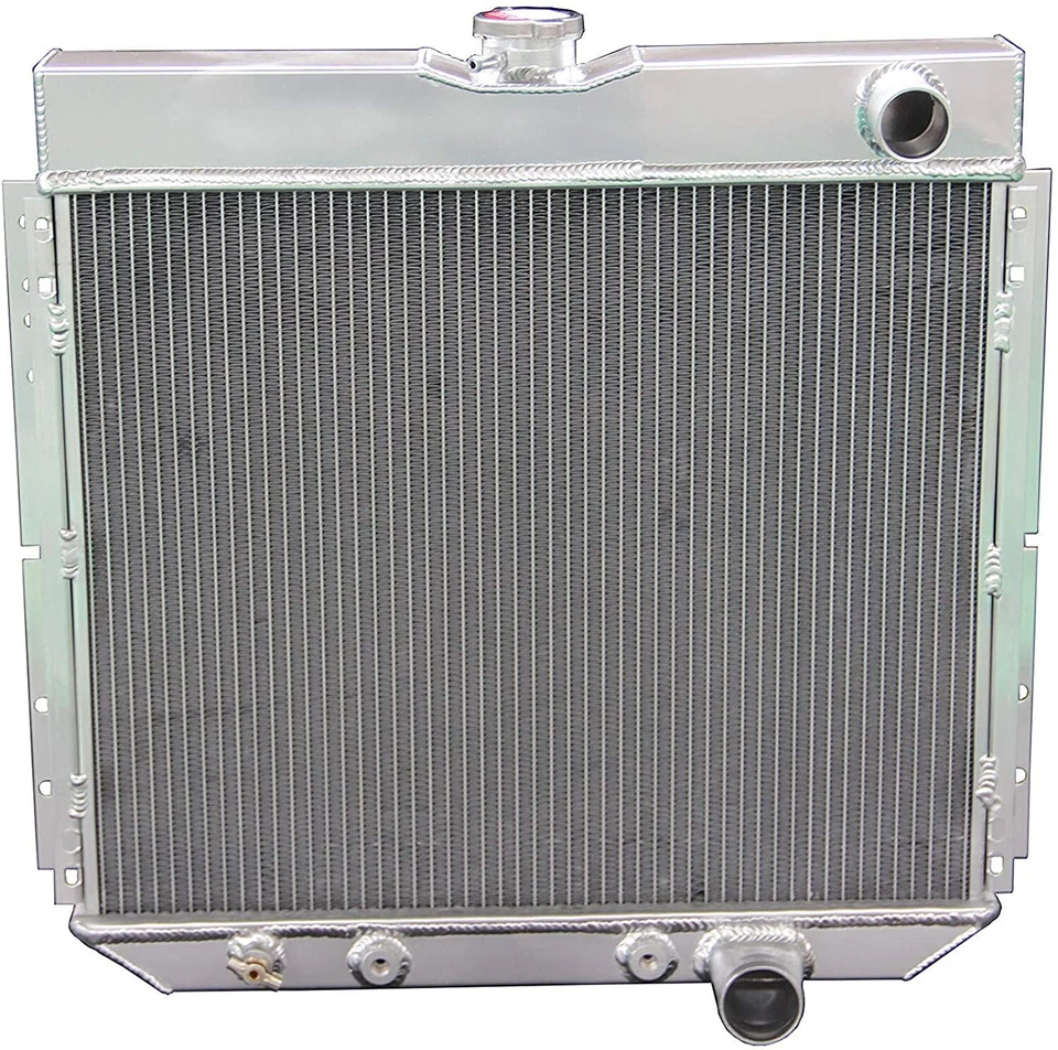 3-рядный алюминиевый радиатор для 63–70 Ford Mustang Fairlane Mercury Cougar Torino 20 дюймов - Изображение 2 из 4